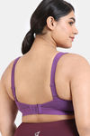Zelocity True Curv High Impact Quick Dry Sports Bra - Sunset Purple — thumbnail 2